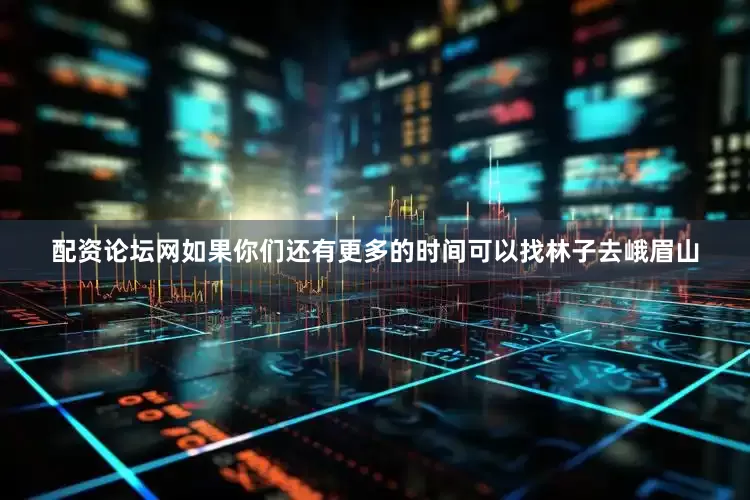 配资论坛网如果你们还有更多的时间可以找林子去峨眉山